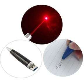 3 in 1 High Speed 16G Ball Point Red Laser Pen With 16 GB USB Memory Stick for iPhone / Samsung/ HTC