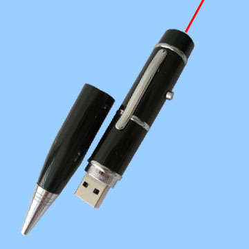 3 in 1 High Speed 16G Ball Point Red Laser Pen With 16 GB USB Memory Stick for iPhone / Samsung/ HTC