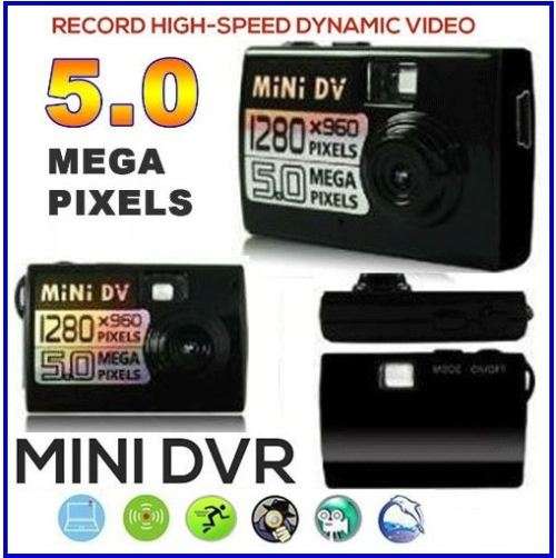Ultra Mini DV / DVR - Support USB, Micro SD Card, Motion Detection, Sound & Video Recording, Camera