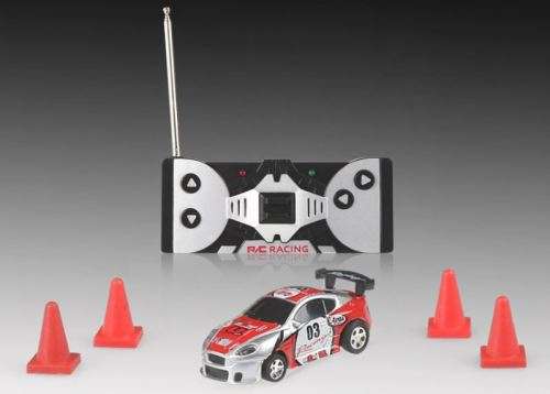 1:63 Remote Control Racing Car in a Can - Lights, Super Light & High Speed