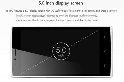 Original THL T6C 5" Android 6.0 Quad Core Smart Phone, 3G, Dual Sim, Dual Camera's, 1G RAM, 8G ROM