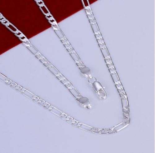 Elegant Stainless Steel Link Chain Necklace for Men in Complimentary Gift Box