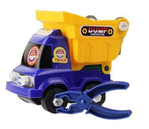 Learn & Play with a Self Assemble and Dismantling Dump Truck With Tools