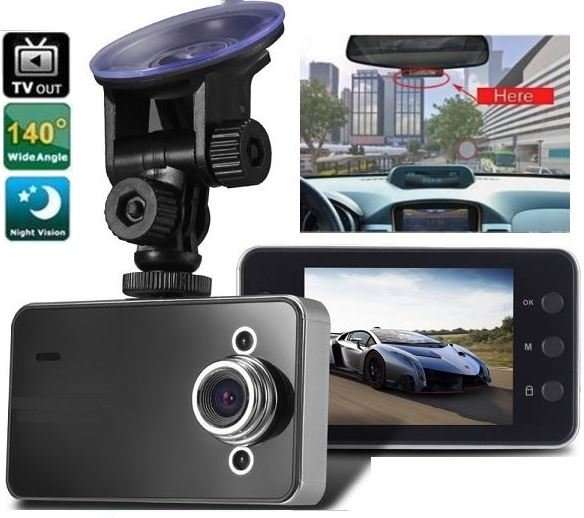 2.4" DVR Camera & Cam Recorder For Vehichle, Motion Detection. G-Sensor, Night Vision
