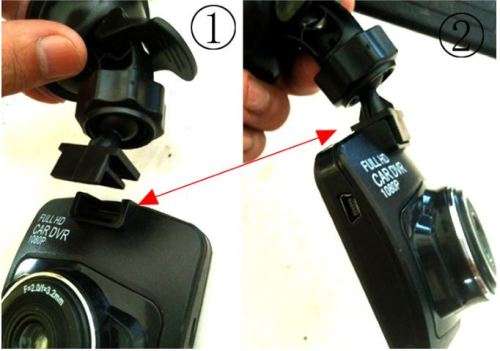 2.4" LCD, Night Vision Vehicle DVR& Camera With G-Sensor for Motion Detection