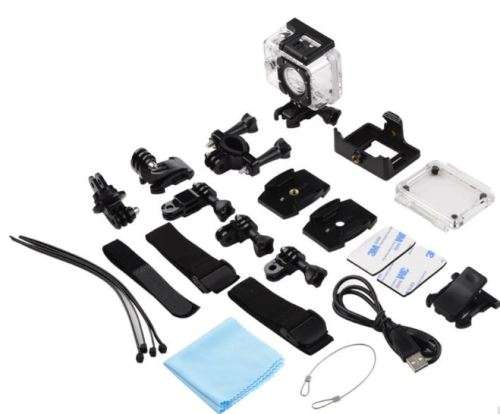 2" WI-FI HDMI HDR 1080P Sport Action Sport Cam - Waterproof, LCD Screen, Support USB & SD Card