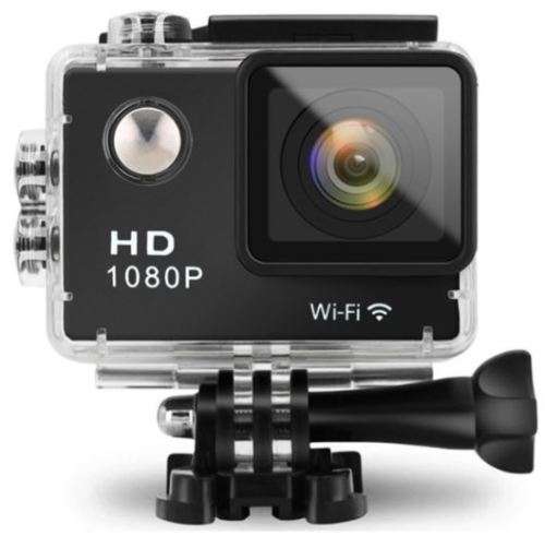 2" WI-FI HDMI HDR 1080P Sport Action Sport Cam - Waterproof, LCD Screen, Support USB & SD Card