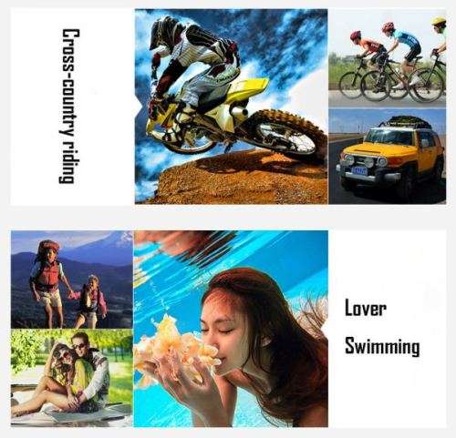 2" WI-FI HDMI HDR 1080P Sport Action Sport Cam - Waterproof, LCD Screen, Support USB & SD Card