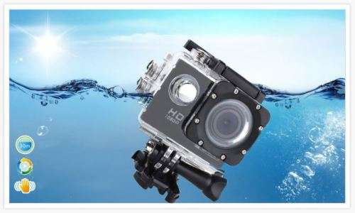 2" WI-FI HDMI HDR 1080P Sport Action Sport Cam - Waterproof, LCD Screen, Support USB & SD Card