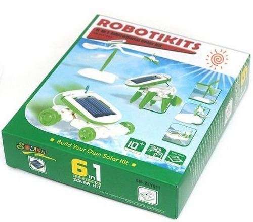 Educational Engineering Self Assembly 6 IN 1 Solar Rechargeable Kit - Learning, Logic & Creativity