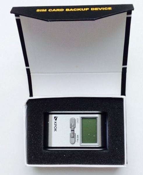 Sim Card Back-up & Restore Device - 2 Different Sim Cards, 1000 Contacts, Compact & Light Weight