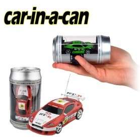 1:63 Remote Control Racing Car in a Can - Lights, Super Light & High Speed
