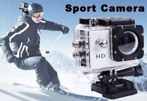 HD Action Sport DVR & Camera - Waterproof, LCD Screen, Side Helmet Mount, Waterproof Casing..