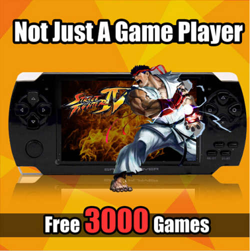 3" PVP 2 Game With Over 3000 FREE Games - Colour Digital Crystal Screen OR Connect to TV Screen
