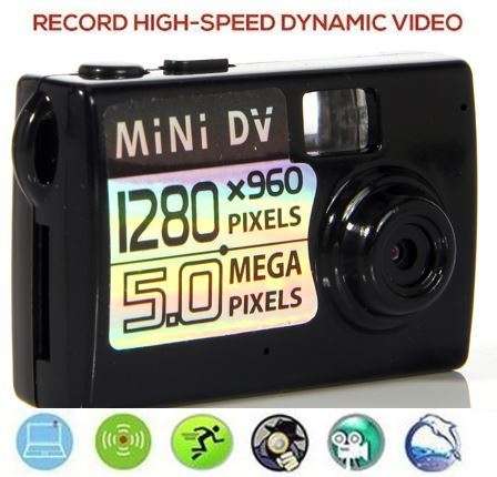 Ultra Mini DV / DVR - Support USB, Micro SD Card, Motion Detection, Sound & Video Recording, Camera