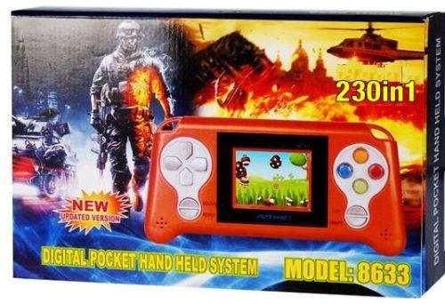3" Handheld Game With 230 FREE Games With Colour Digital LCD Screen