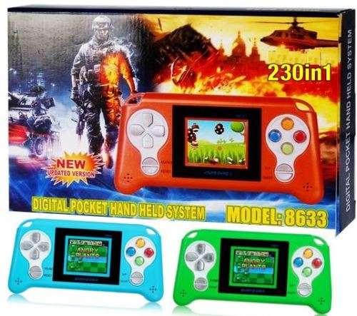 3" Handheld Game With 230 FREE Games With Colour Digital LCD Screen