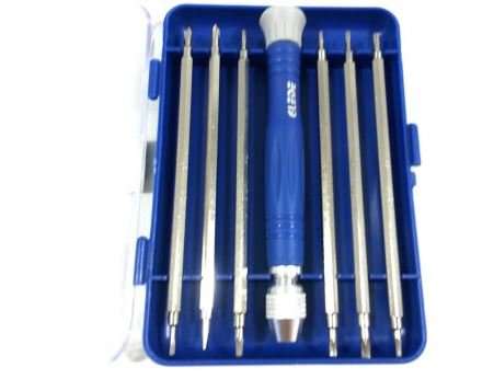 6 in 1 Precision Screwdriver Set for Repairs on Vehicle, Radio's, Watches, Phones, Computers etc.