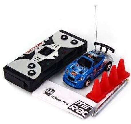 1:63 Remote Control Racing Car in a Can - Lights, Super Light & High Speed