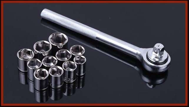 40 Piece Combination Socket Wrench Set - All You Need, Compact in a Case