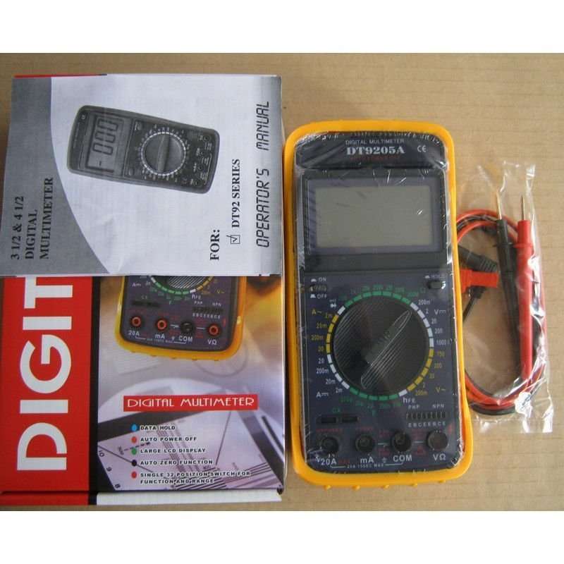 LCD Display Digital Multimeter AC DC Voltage