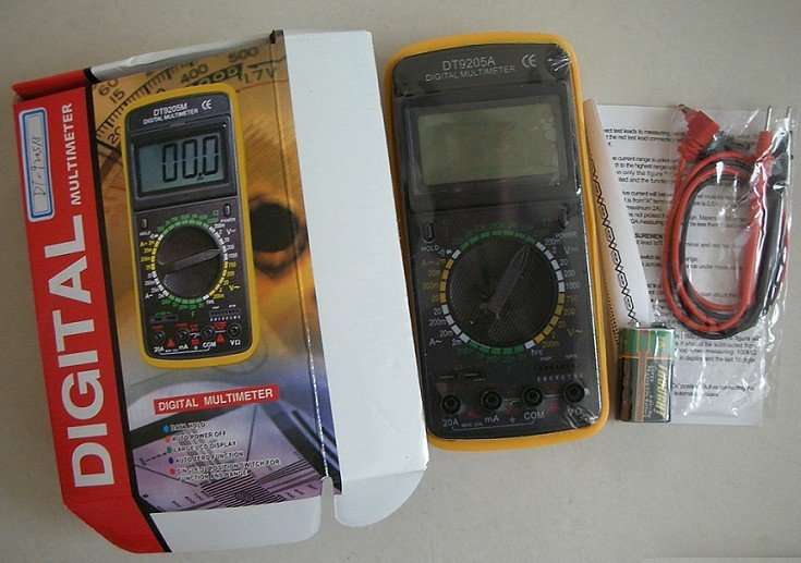 LCD Display Digital Multimeter AC DC Voltage