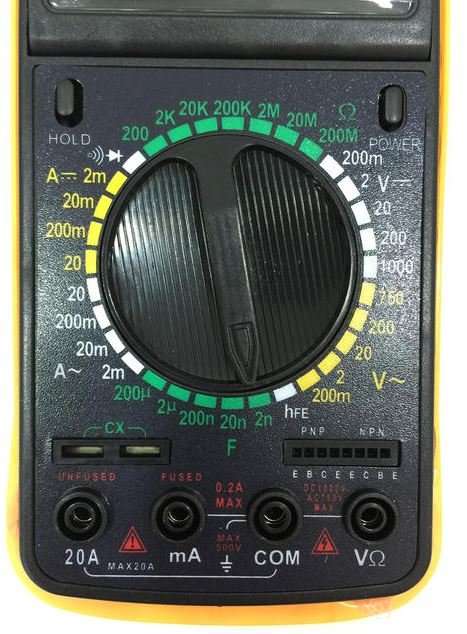 LCD Display Digital Multimeter AC DC Voltage