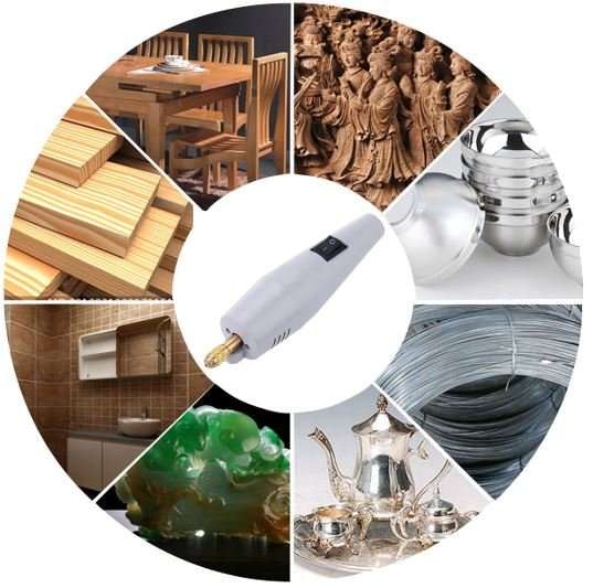 Mini 15 Piece Electric Drill & Grinder Set Compact in a Carry Case