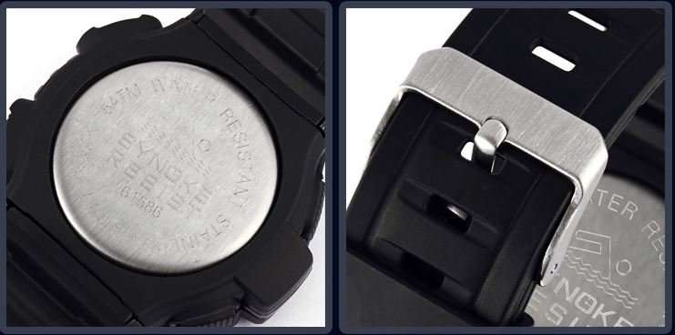 Silver Chrono LED Sports Wrist Watch, Date & Time, Digital, Alarm, Stopwatch etc With Silicone Strap