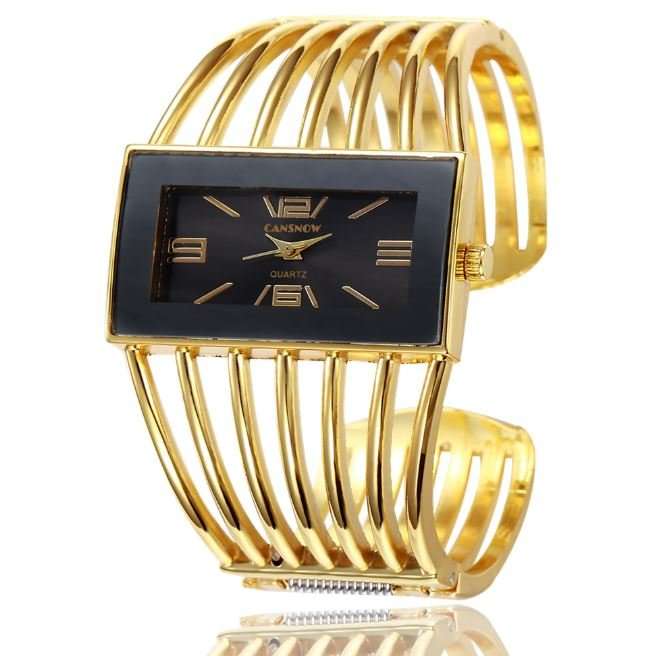 Elegant & Stylish Ladies Gold CANSNOW Bracelet Wrist Watch