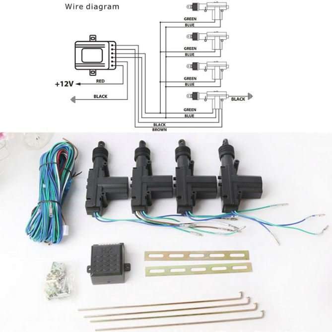 Vehicle Central Locking System - Water Resistant, Compatible With Any Type of Vehicle