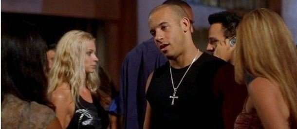 Fast & Furious Men's Stainless Steel Chain With Crystal Cross Pendant in Complimentary Gift Box