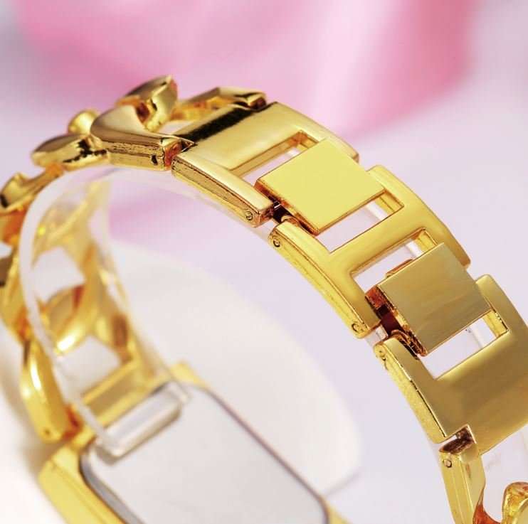 Elegant & Attractive Ladies Rose Gold Austrian Crystal LUPAI Quartz Wrist Watch in Gift Box