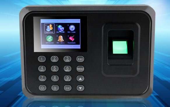 2.8" Bio-metric Fingerprint Attendance System, Colour Display With Time Clock & Complete Software