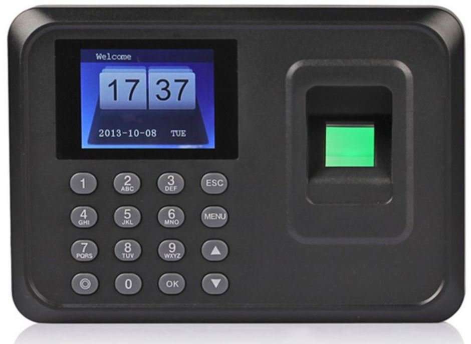2.8" Bio-metric Fingerprint Attendance System, Colour Display With Time Clock & Complete Software