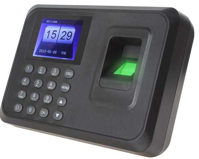 2.8" Bio-metric Fingerprint Attendance System, Colour Display With Time Clock & Complete Software