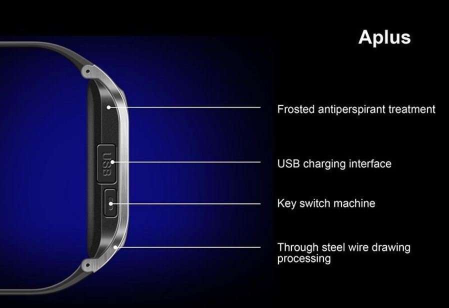 GV18 NFC Aplus smart Watch, Touch Screen, Camera, Bluetooth, NFC, Sim, Waterproof and much more....