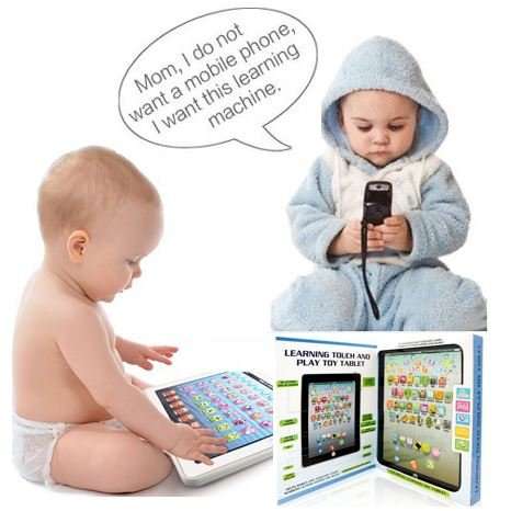 10.5" Intelligent Educational Y-PAD Tablet With Lights, Words, Numbers, Quiz, Songs..