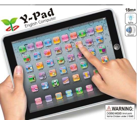 10.5" Intelligent Educational Y-PAD Tablet With Lights, Words, Numbers, Quiz, Songs..