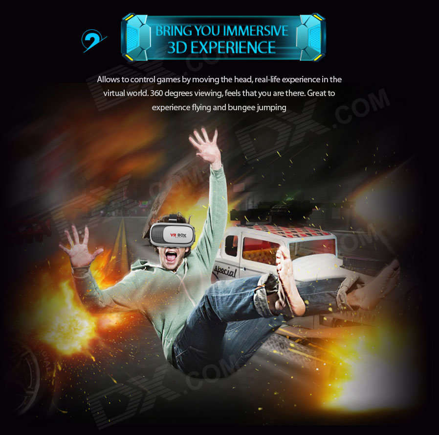 VR Box 2, 3D Virtual Reality Glasses With Head Mount - MAGIC JOURNEY, IMMERSIVE EXPERIENCE!!!