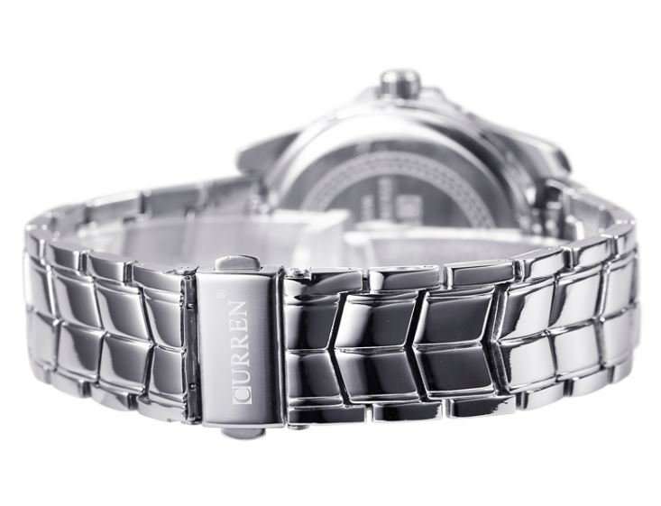 Elegant Business Stainless Steel CURREN  Mens Quartz Wrist Watch