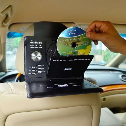 9.8" TFT LCD Portable DVD Player, TV Receiver, Card Reader, Game Station + 300 FREE GAMES