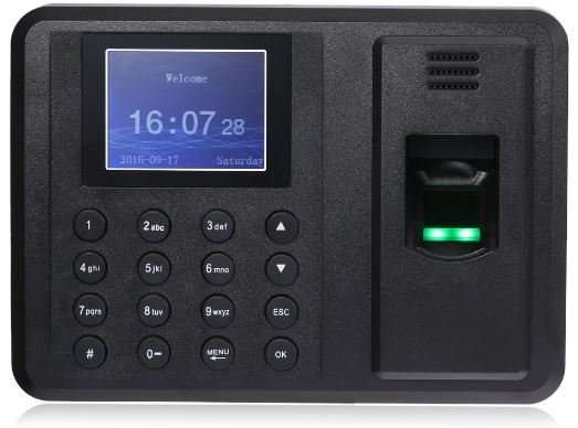2.8" Bio-metric Fingerprint & Code Time Attendance System, Colour Display & Complete Software