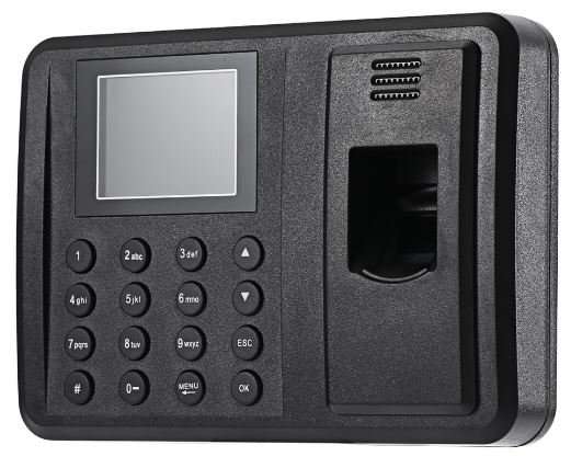 2.8" Bio-metric Fingerprint & Code Time Attendance System, Colour Display & Complete Software