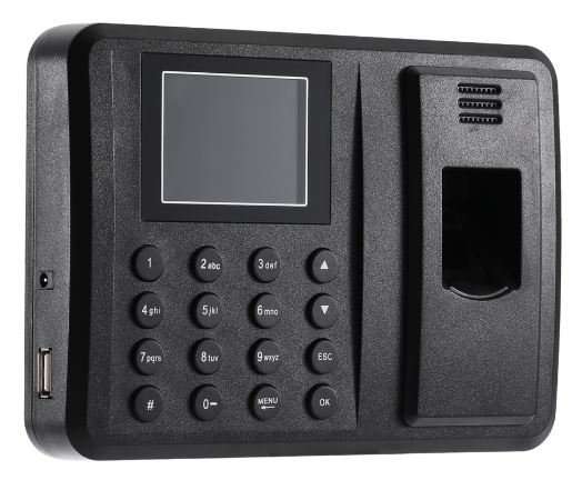 2.8" Bio-metric Fingerprint Attendance System, Colour Display With Time Clock & Complete Software