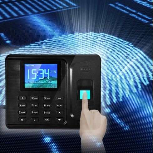 2.8" Bio-metric Fingerprint Attendance System, Colour Display With Time Clock & Complete Software