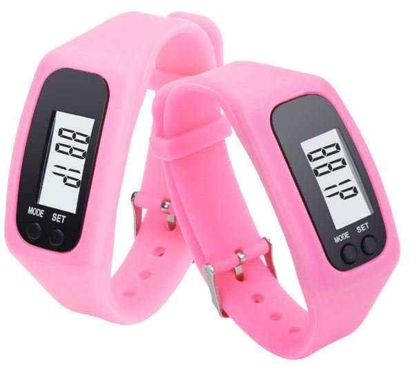 LCD Sport & Fitness PEDOMETER Wrist Watch, Step Counter, Calories, Distance, Available in 5 Colours