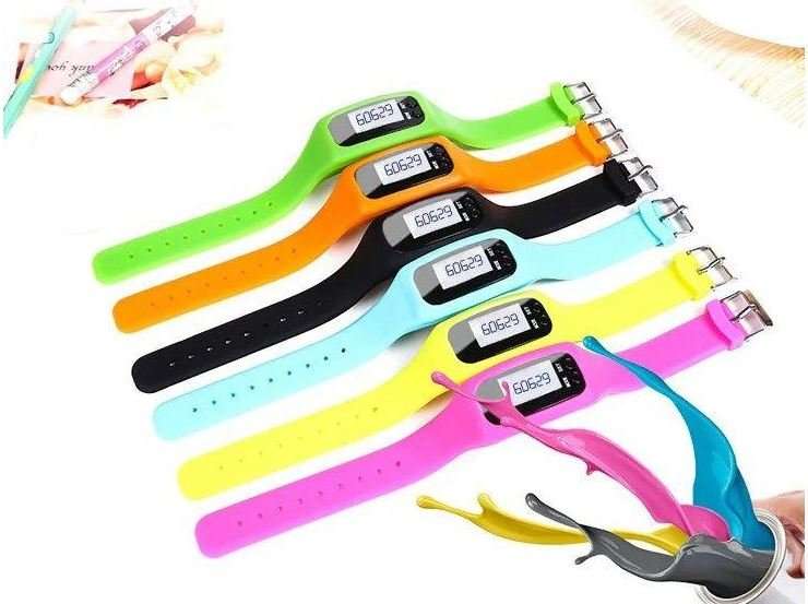 LCD Sport & Fitness PEDOMETER Wrist Watch, Step Counter, Calories, Distance, Available in 5 Colours