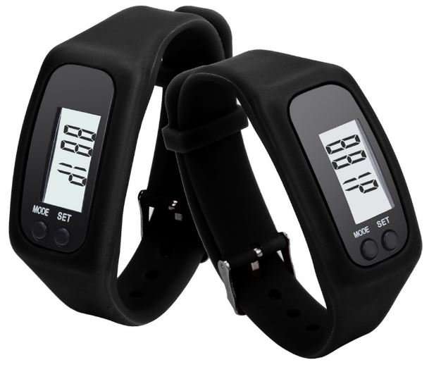 LCD Sport & Fitness PEDOMETER Wrist Watch, Step Counter, Calories, Distance, Available in 5 Colours