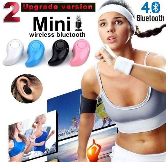 Bluetooth 4.0 Wireless Headset Ear Piece - Fully Compatible With All Bluetooth Enable Devices
